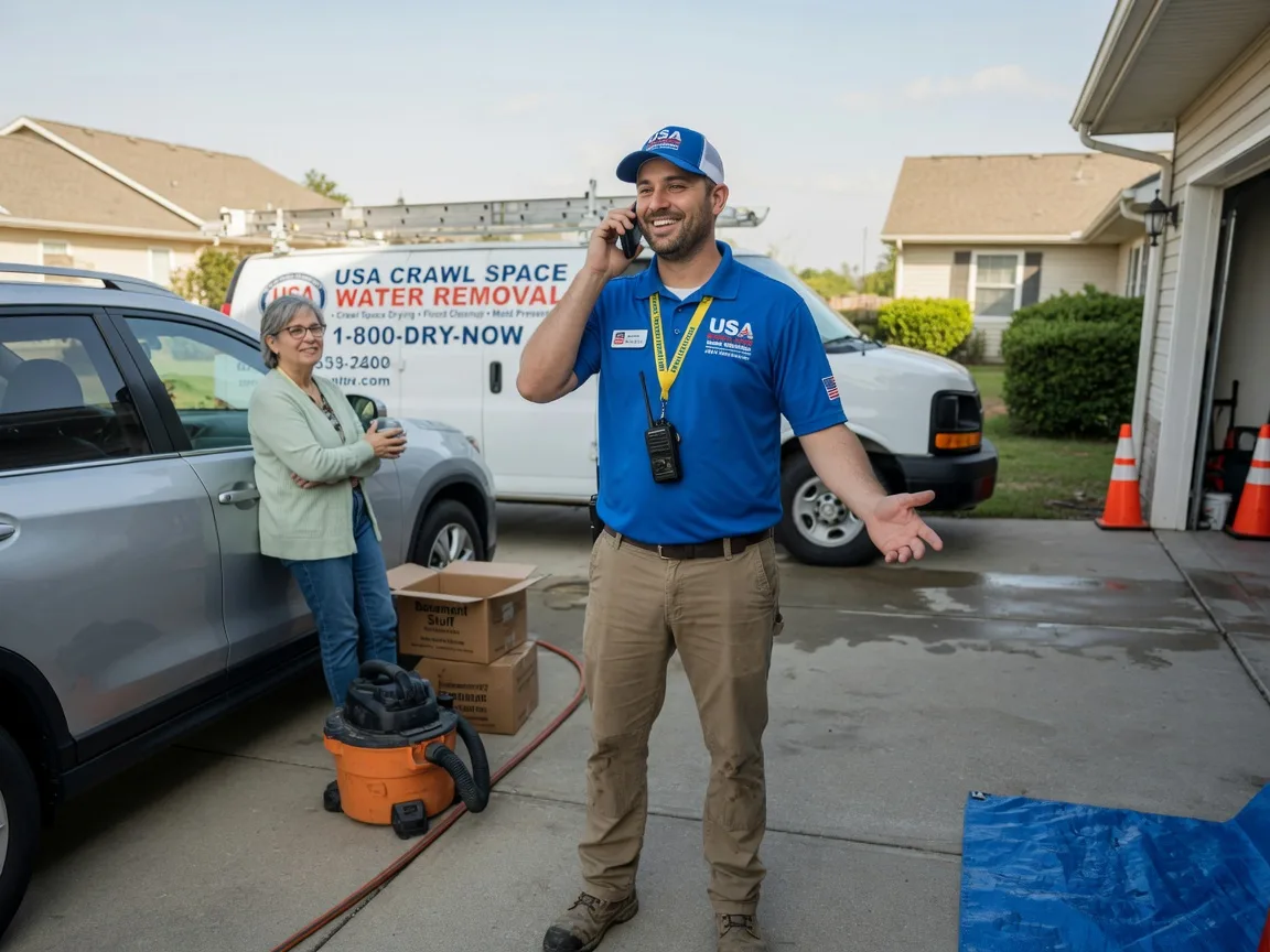 Crawl Space Water Removal Woodson, TX FAQs